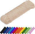 TECEUM Rope – 90 Feet x 1/4 Inch – Beige – Strong All-Purpose Utility Rope – by TECEUM
