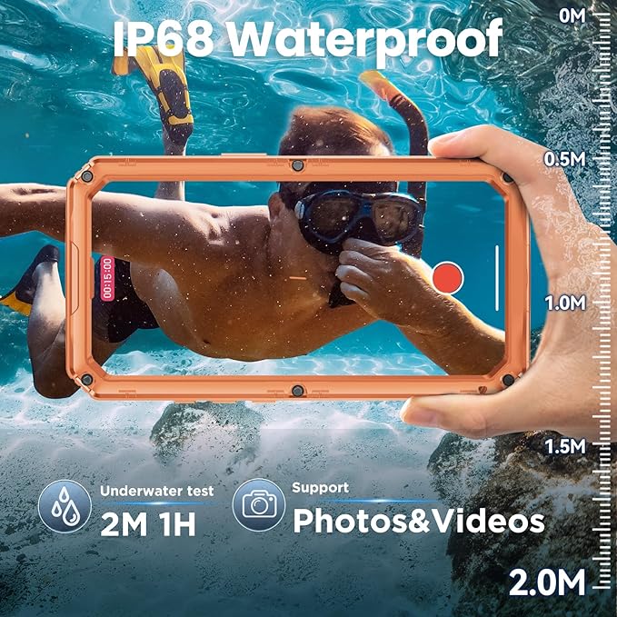 Mitywah Waterproof Case for iPhone 17, Rugged Metal Case - Image 3