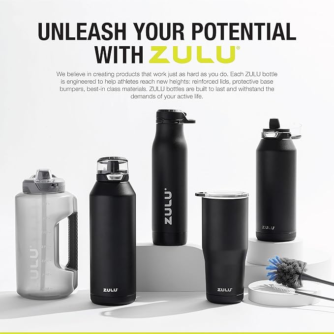 ZULU Ace Vacuum Insulated Stainless Steel Water Bottle - Image 7
