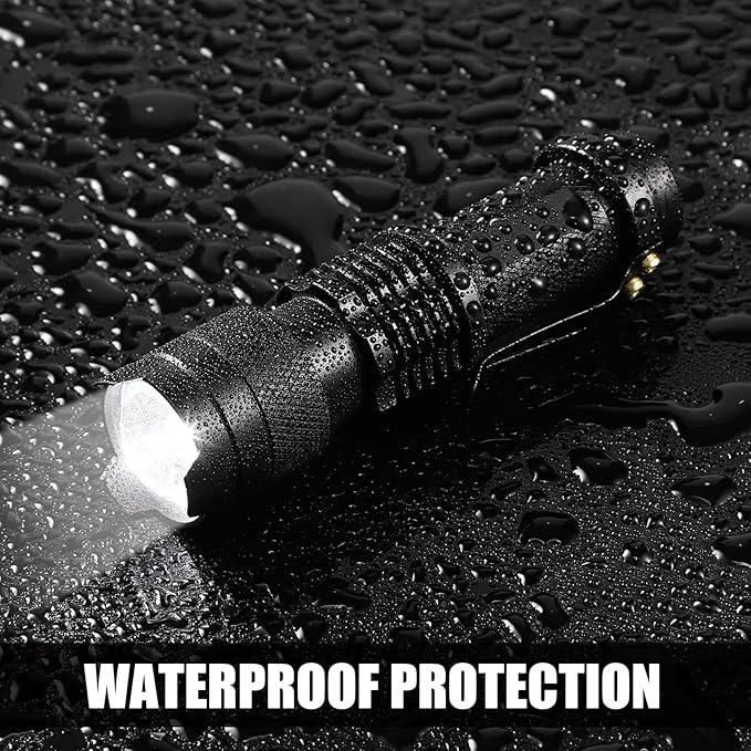 Fumete 20 Pieces LED Flashlight Mini 3 Mode Tactical Torch Small Water - Image 5