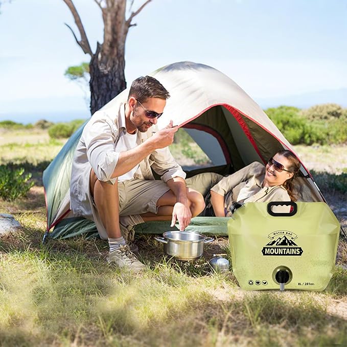 Collapsible 8L Water Storage Bag, BPA-Free Portable Folding Water Jug - Image 8