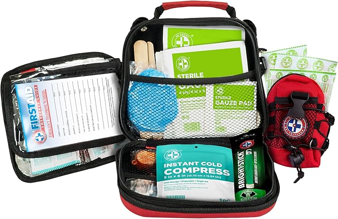 Be Smart Get Prepared 398pc Emergency First Aid Kit + BONUS Mini Kit included - Image 2