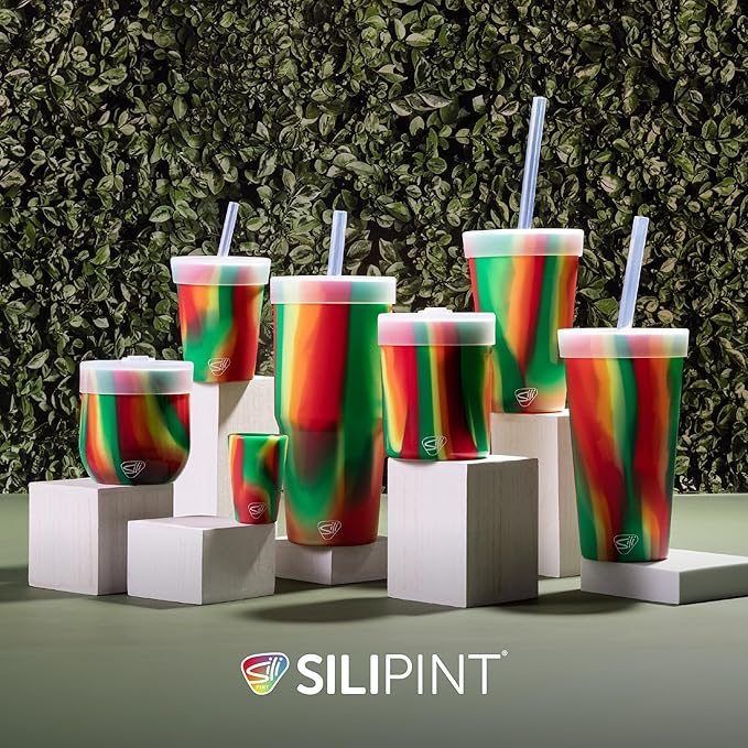Silipint: 32oz Silicone Straw Tumbler, Unbreakable, Dishwasher Safe - Image 5