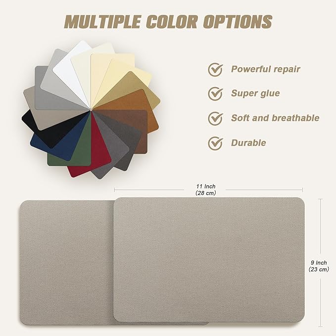 2-Piece Canvas Repair Patch Kit - Image 3