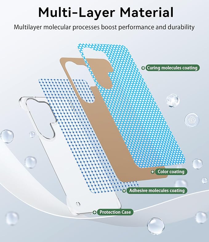GRECAZO Slim Borderless for Samsung Galaxy S26 Plus Phone Case 6.7" Ultra-Thin - Image 5