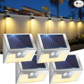 vighep 4 Pack Solar Lights Outdoor Motion Sensor, Waterproof Fence Lights 3 by Vighep