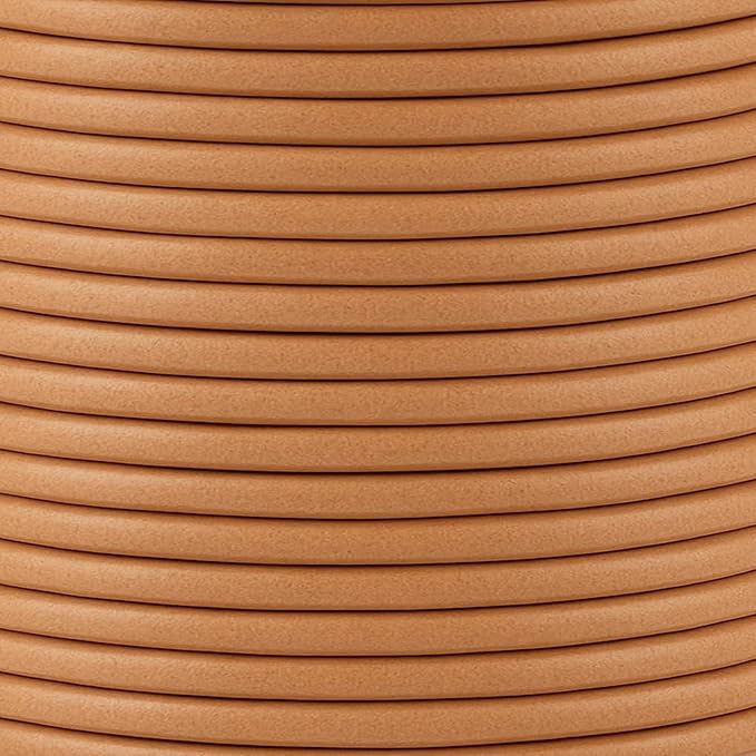 Mandala Crafts Round Genuine Camel Leather Cord - Image 3