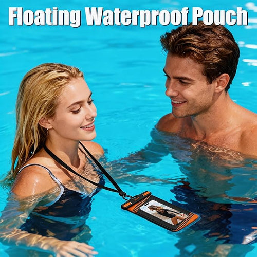 2 Pack IPX8 Floating Waterproof Phone Pouch - Image 2