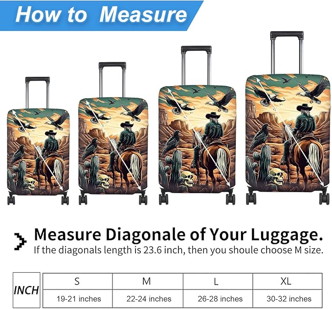 Luggage Cover Protector for 26-28 Inch Suitcases, TSA Approved Elastic Travel - Image 2