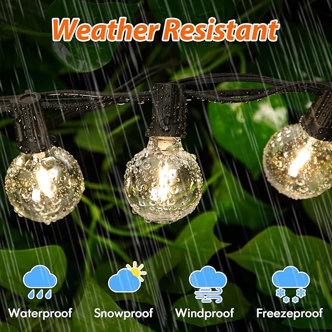 200FT LED Outdoor String Lights - Image 5