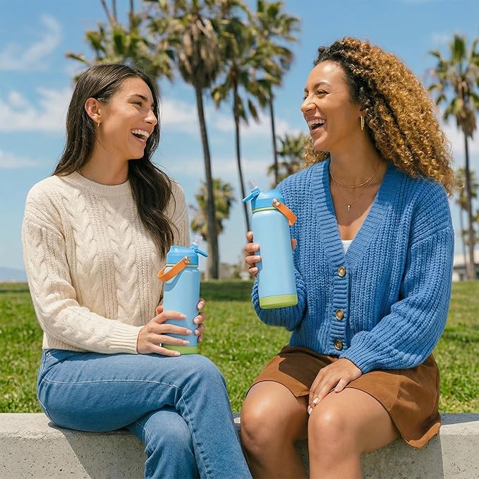 Fijinhom 18oz Insulated Stainless Steel Water Bottle, Wide Mouth Double Wall - Image 7