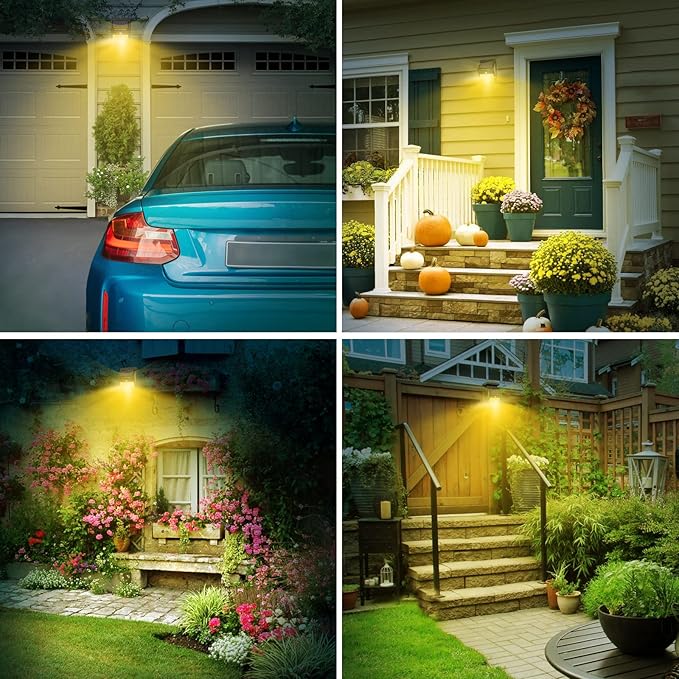 kolpop 6 Pack Solar Motion Lights Outdoor, 3 Modes/100LED Security Wireless - Image 6