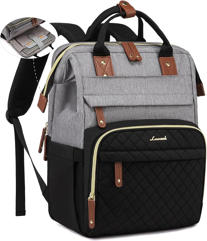 LOVEVOOK Laptop Backpack for Women, 17.3'' Waterproof Nurse Bag Teacher Work by LOVEVOOK