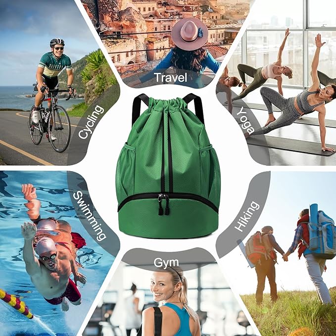 Hoedia Sports Drawstring Backpack - Image 9