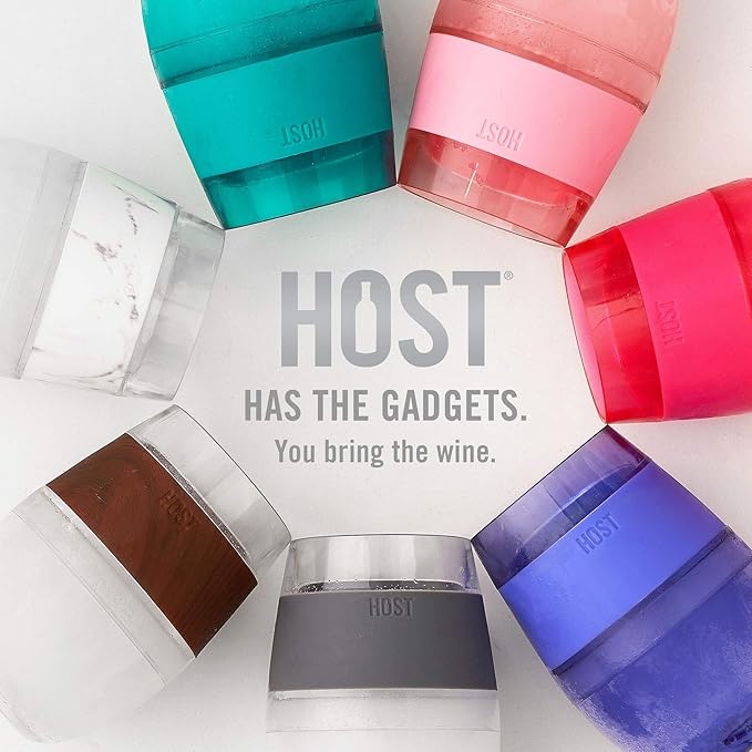HOST Wine Freeze Cooling Cup, Plastic Double Wall Insulated Freezable Drink - Image 6