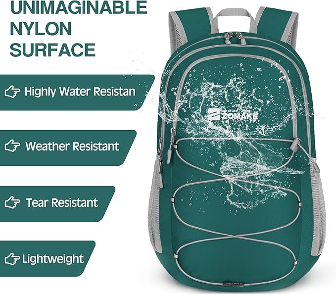 ZOMAKE Lightweight Packable Backpack 28L, Foldable Backpacks Water Resistant - Image 5