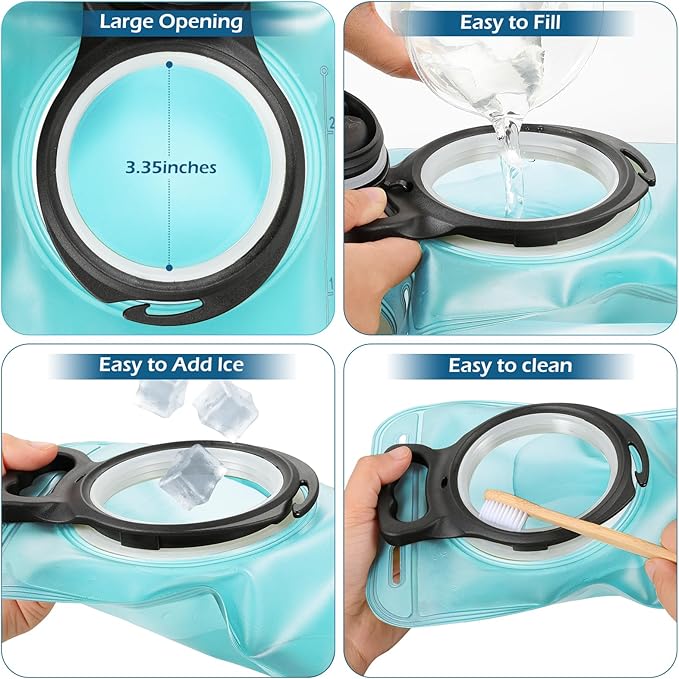 FRTKK 2L/3L Hydration Bladder, Leak Proof Water Bladder - Image 3