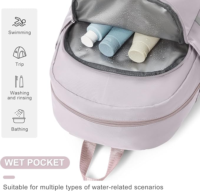 coofay Gym Backpack For Women Waterproof Backpack - Image 4