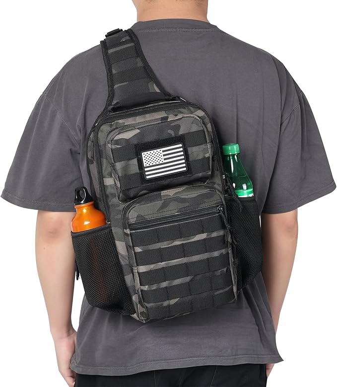 Rover Sling Pack Tactical Shoulder Sling Bag Backpack - Image 7