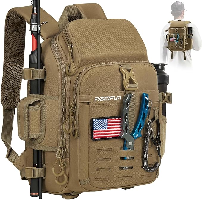 Piscifun Fishing Tackle Backpack by Piscifun