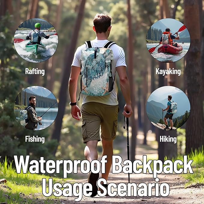 Dry Bags Waterproof for Marine Kayaking Boating Camping Swimming Keeps Gear - Image 8