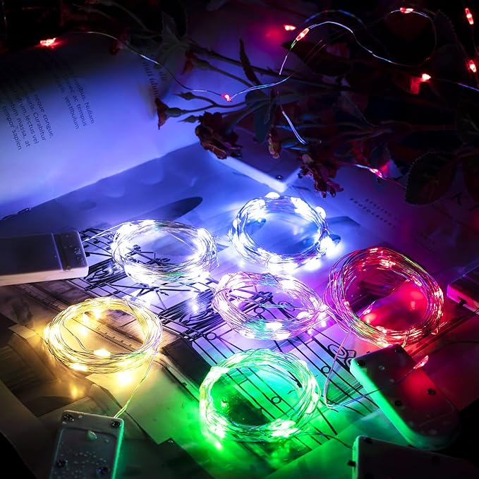 Brightown 12 Pack Led Fairy Lights Battery Operated String Lights Waterproof - Image 6