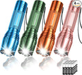 WdtPro LED Flashlight High Lumens SR2000 Pro, 4 Pack Brighter Tactical by WdtPro