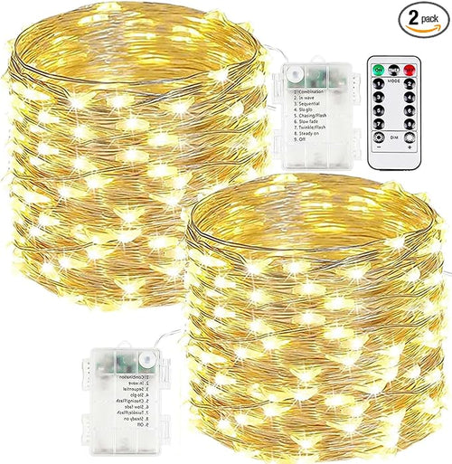 2-Pack Fairy Lights Battery Operated by EXF