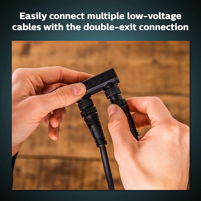 Philips Hue Outdoor 8-Foot Cable and T Connector - Image 3