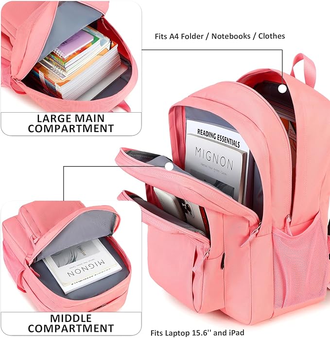 abshoo Classical Basic Travel Backpack - Image 2
