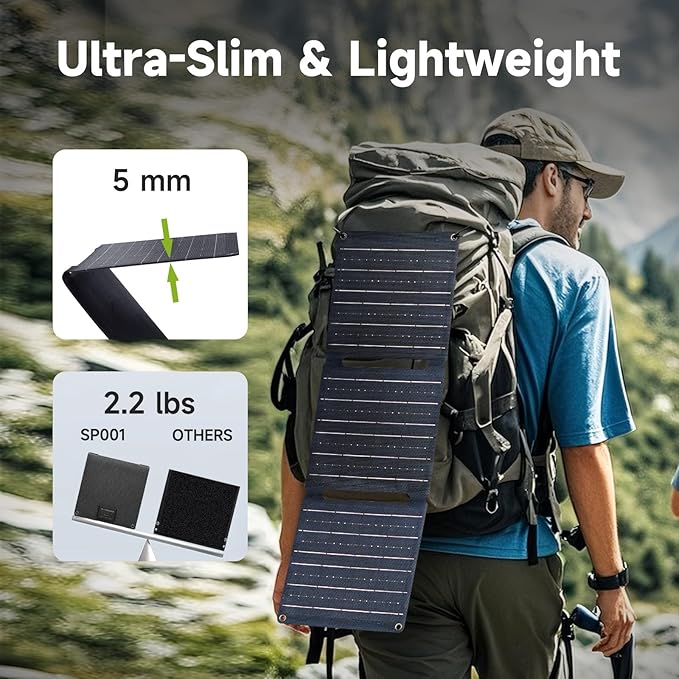 ALLPOWERS 21W 5V Foldable Solar Panel Charger, SP001 Solar Charging Kit - Image 8