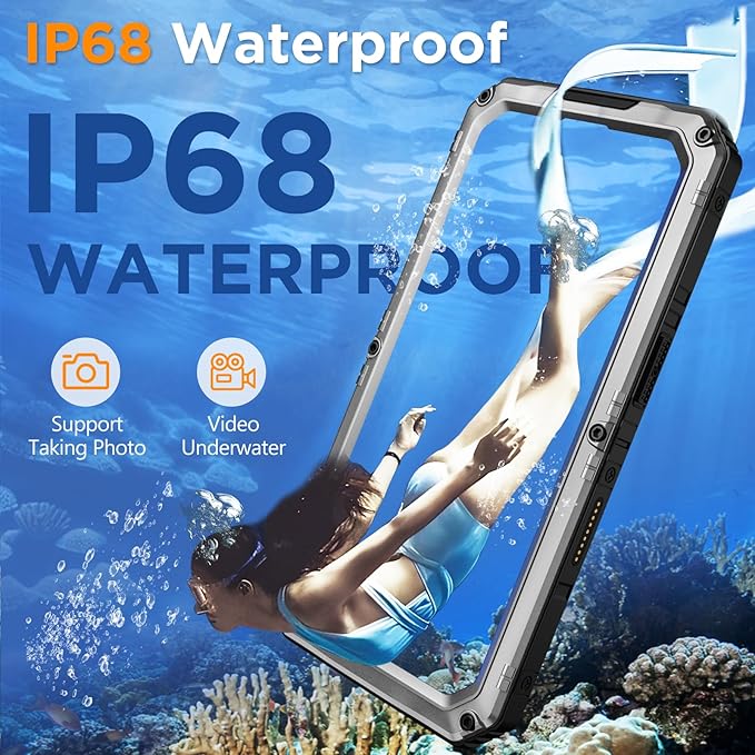 Mitywah Waterproof Case for iPhone 16 Pro, Shockproof Heavy Duty Case - Image 3