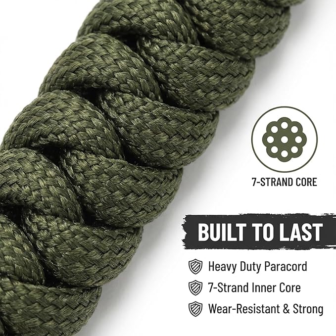 10 Pieces Paracord Zipper Pull Replacement Zipper Pulls Tab 4" Keychain - Image 3