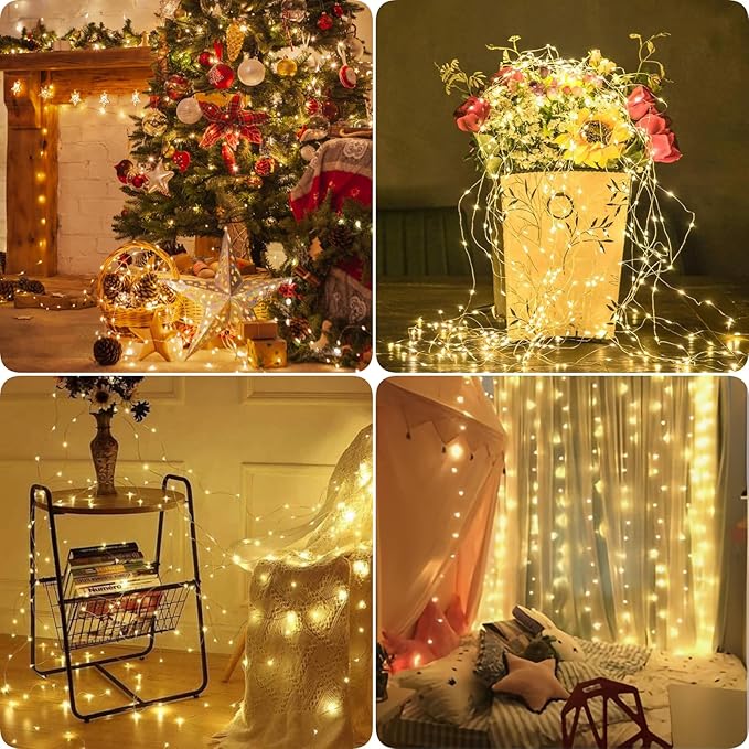 24 Pack Fairy Lights Battery Operated 7 Feet 20 Led Christmas Twinkle String - Image 2