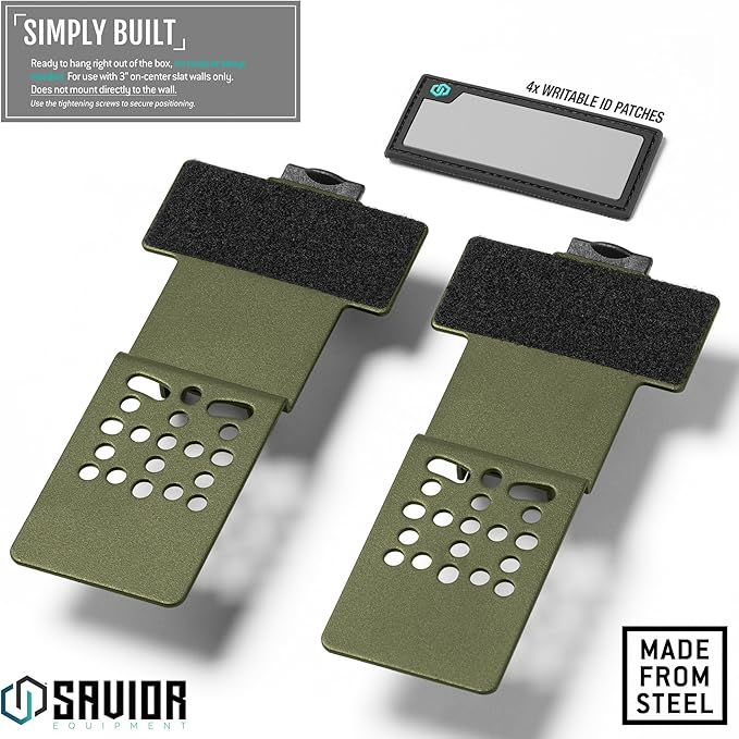 Savior Equipment Wall Rack System Tactical Universal Pistol Holster Holder - Image 5