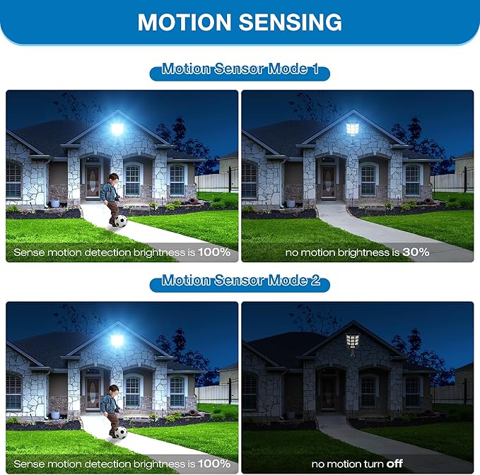 Solar Street Lights Outdoor Waterproof, 6500K LED Dusk to Dawn Solar Light - Image 3