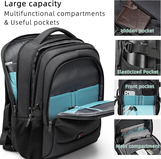 DUSLANG 17 Inch Laptop Backpack - Image 4