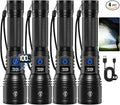 Rechargeable Flashlights High Lumens, LED Flashlight Powerful, Handheld by RuboliyLightyourwayahead