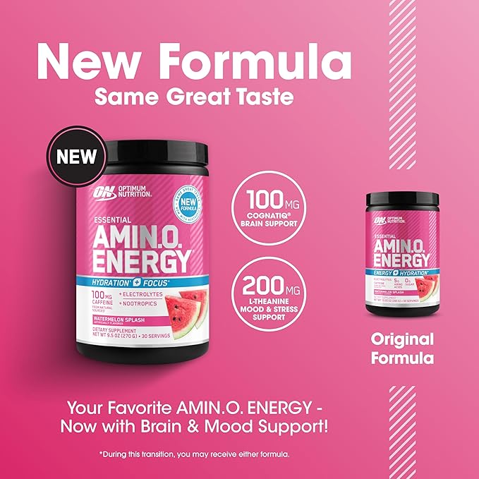 Optimum Nutrition Amino Energy Powder Plus Focus, - Image 7