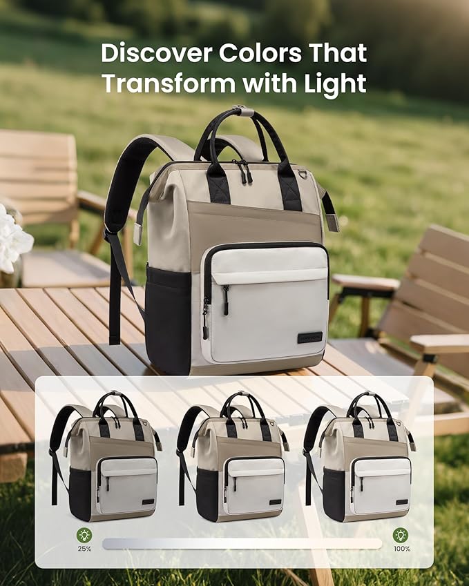 LOVEVOOK Laptop Backpack for Women, 15.6 Inch Travel Backpack for Work College - Image 7