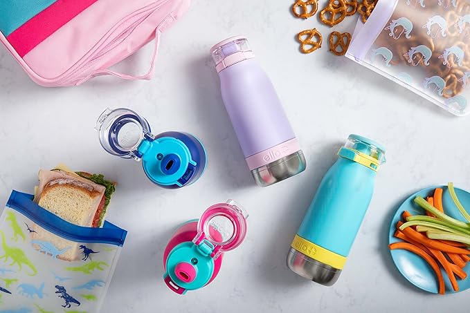Ello Emma 14oz Vacuum Insulated Stainless Steel Kids Water Bottle - Image 2