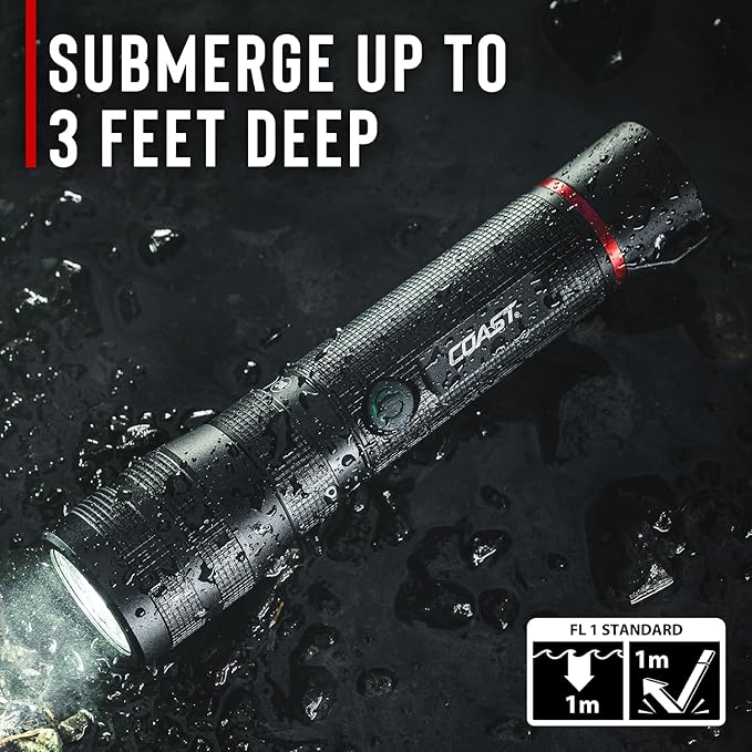Coast G60R 1000 Lumen Waterproof Rechargeable LED Flashlight - Image 6