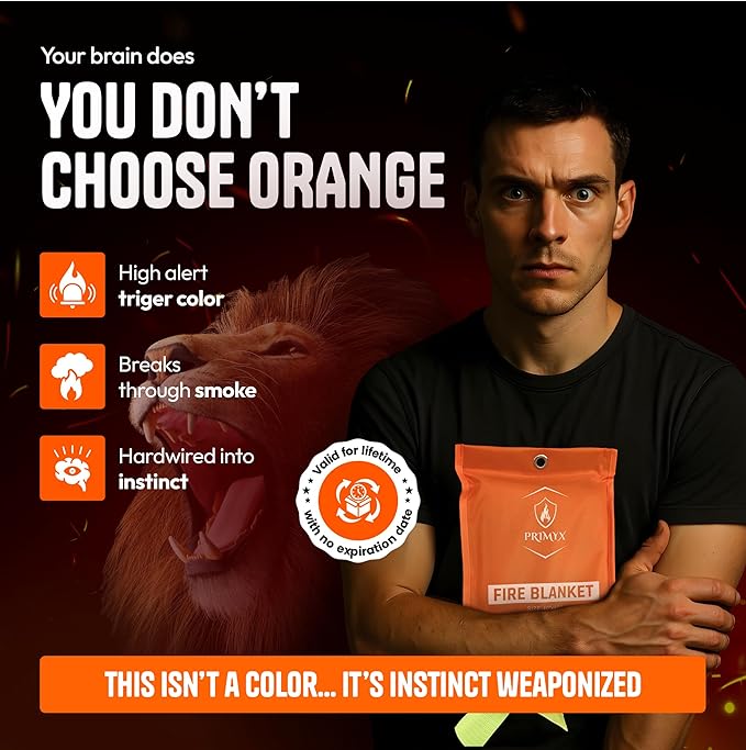 Emergency Fire Blanket 40"x40" – Fireproof Survival Blanket - Image 6
