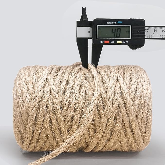Vanhench ​​​​​​​​Jute Rope 4mmX120FT, ​​Rope - Image 2