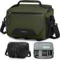 RAINSMORE Camera Bag, DSLR/SLR/Mirrorless Small Camera Sling Bag Waterproof by RAINSMORE