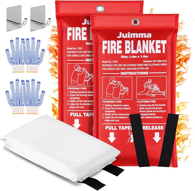 Juimma Fire Blanket for Home and Kitchen by Juimma
