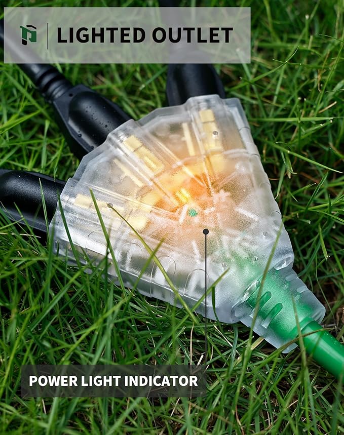 50Ft 12/3 Outdoor Extension Cord - Image 5