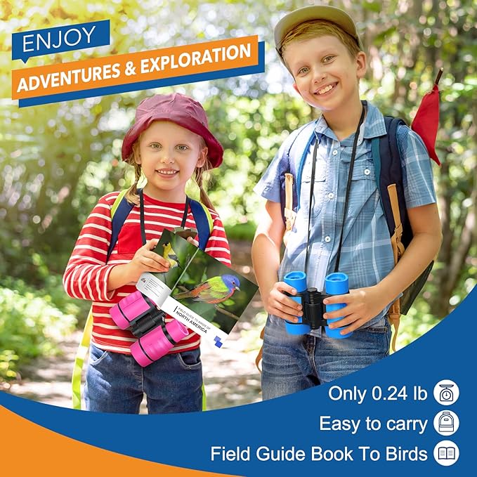 Toys for 3-7 Year Old Boys: LET'S GO! Binoculars for Kids - Image 2