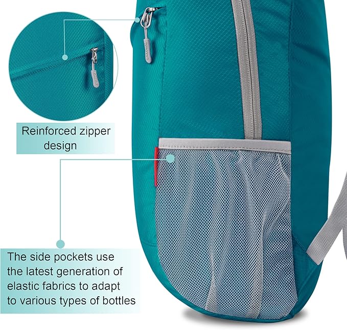 ZOMAKE Lightweight Packable Backpack, Foldable Backpacks Small Daypack - Image 4