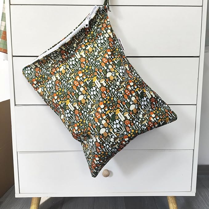 Mama Koala Wet Dry Bags, Portable Washable Reusable Baby Cloth Diapers Bags - Image 4